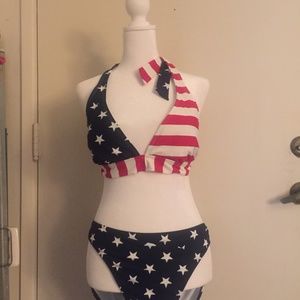 Two piece bathing suit